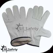 SRSAFETY cow grain leather work gloves